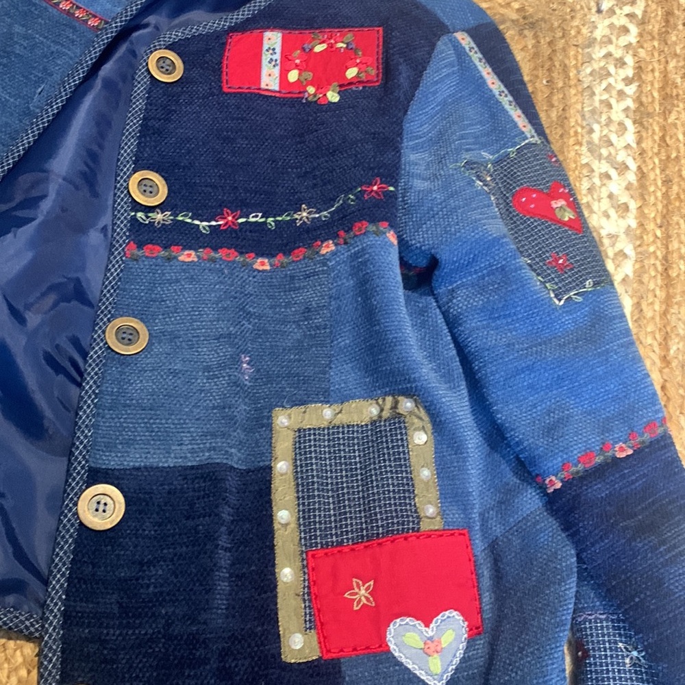 super cute soft patchwork jacket - Picture 2 of 6